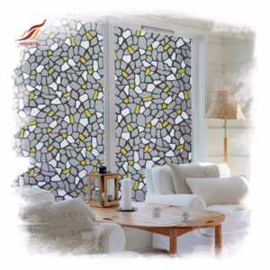 customize glass stickers quotation shaped art pattern windows doors glass frosted sticker