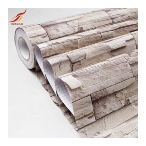 2022 Hot Selling Brick Stone Home Office Hotel Grey Wall Decor 3D Brick Wallpaper