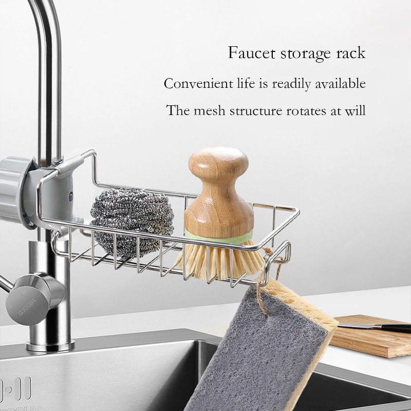 Manufacturers Customize Stainless Steel Adjustable Faucet Tap Drain Rack