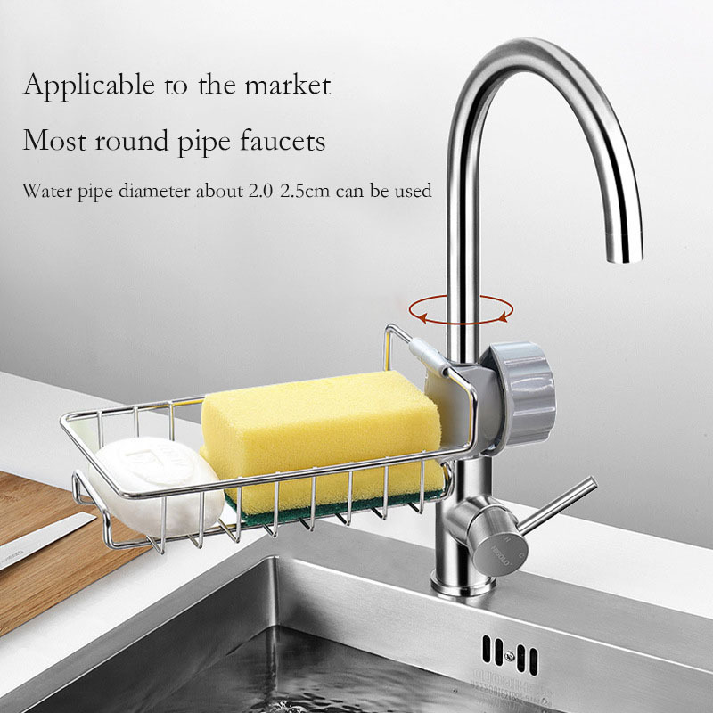 Manufacturers Customize Stainless Steel Adjustable Faucet Tap Drain Rack