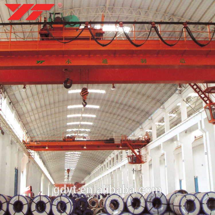 Stable Performance Heavy Duty industrial goliath overhead travelling crane 25/5tons