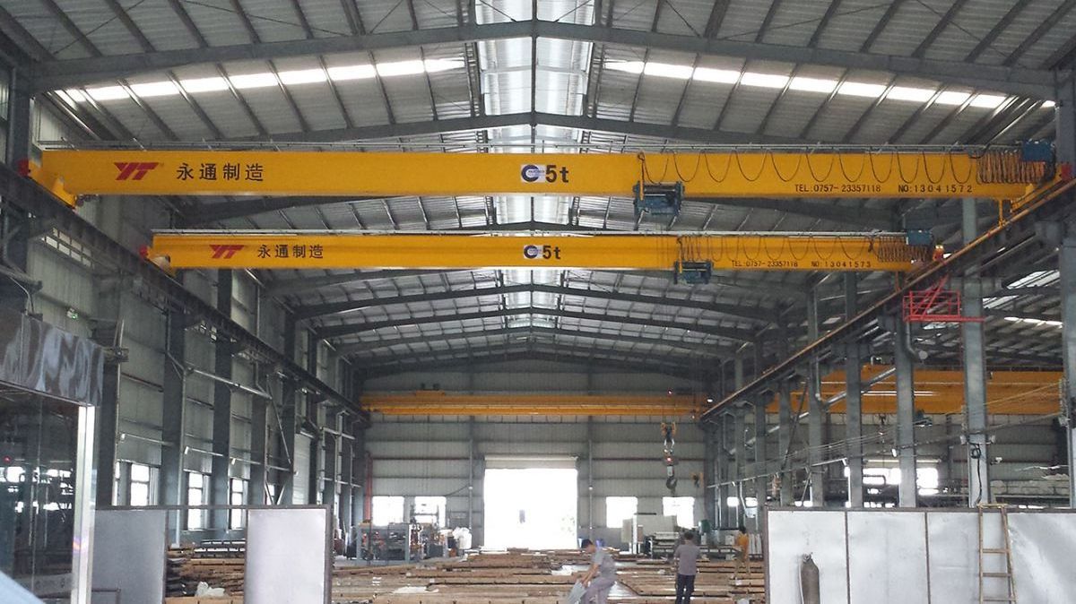 underhung overhead crane 2 3 5 10 20 Tons Traveling Single Girder Bridge Cranes European Type