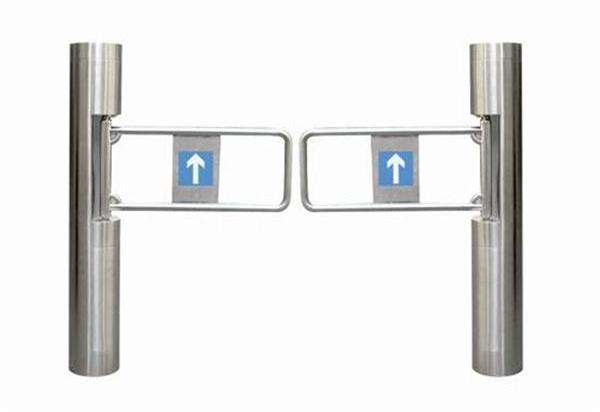 Waterproof Security Swing Turnstile Gate 304 Stainless Single Lane Barrier Turnstile for Supermarket