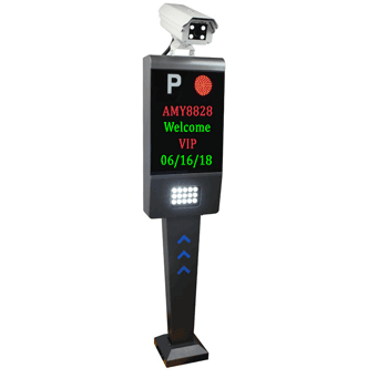 Smart car parking system, automatic security camera parking system ,Car licence plate recognition parking barrier