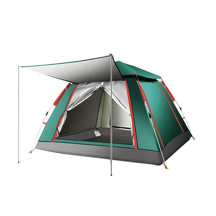 YUANFENG OEM Automatic Waterproof Family Camping Tent 3-4 Person