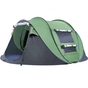 Automatic Camping Outdoor Pop-up Tent Waterproof Quick-Opening Tents 4 Person Canopy with Carrying