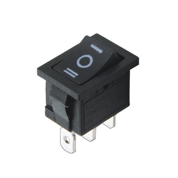 Custom White Black Boat Type Toggle Switch 16A 250V 1E4 Rocker Switch 3 Ways ON OFF ON Switch