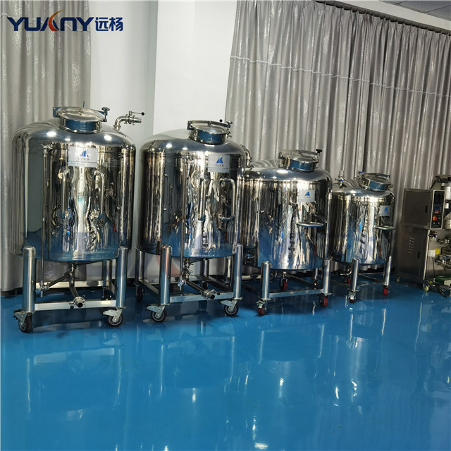 Storage Tank Food Grade Liquid Storage Tank Olive Oil Raw Milk Stainless Steel Pressure Vessel CE TUV ISO GMP 500-20000L CN;GUA