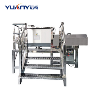 Horizontal Dry Powder Blend New Generation Full Auto Mushroom Substrate Blender Ribbon Mix Machine Powder Mixer