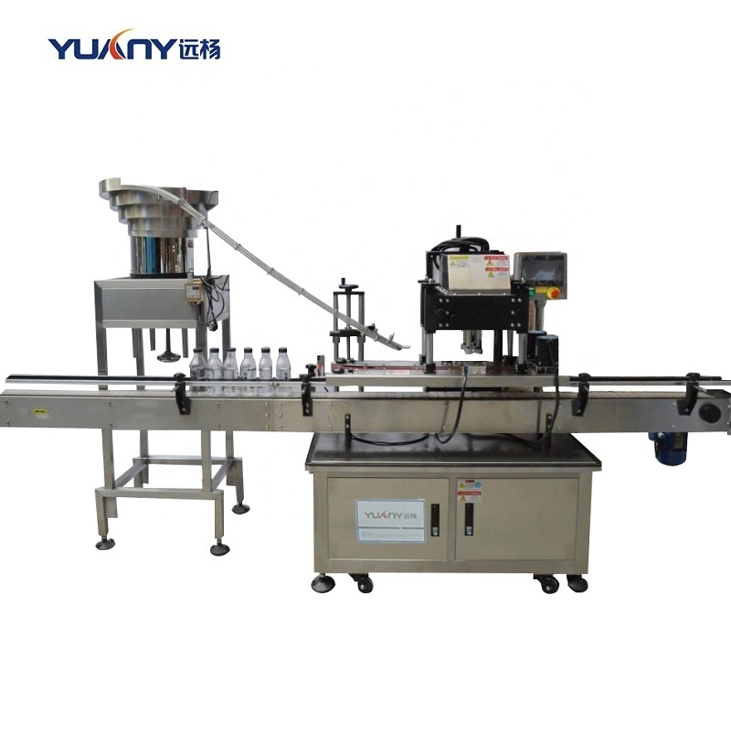 Automatic Lid Capper Bottle Cap Twist Off Screw Capping and Sealing Machine Production Line Cartons Provided 40 220v Pneumatic