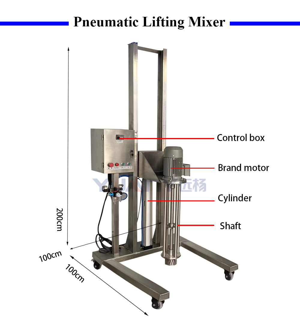 Mixer Paint Tinting Machine Overhead Stirrer Automatic Epoxy Resin Industrial Liquid Mixer Hand Mixer Machines 100lite Seimens