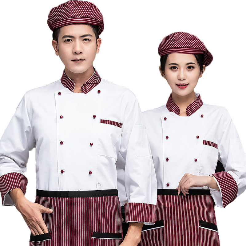 Bakery summer breathable short-sleeved chef's clothes Women italian chef uniform italian chef uniform