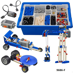 Plastic toy manufacturers 9686 educational kit set technic building blocks toys