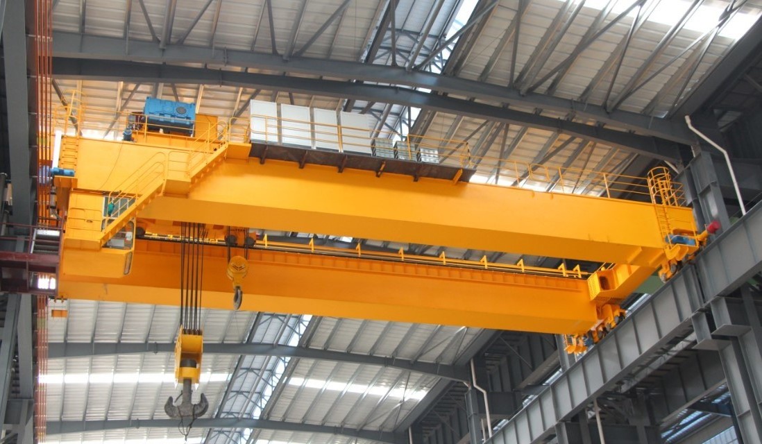 European Standard 10 ton Electric Overhead Travelling Crane Double Beam Bridge Crane For Factory Warehouse