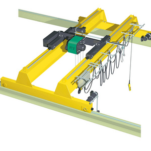 European Standard 10 ton Electric Overhead Travelling Crane Double Beam Bridge Crane For Factory Warehouse