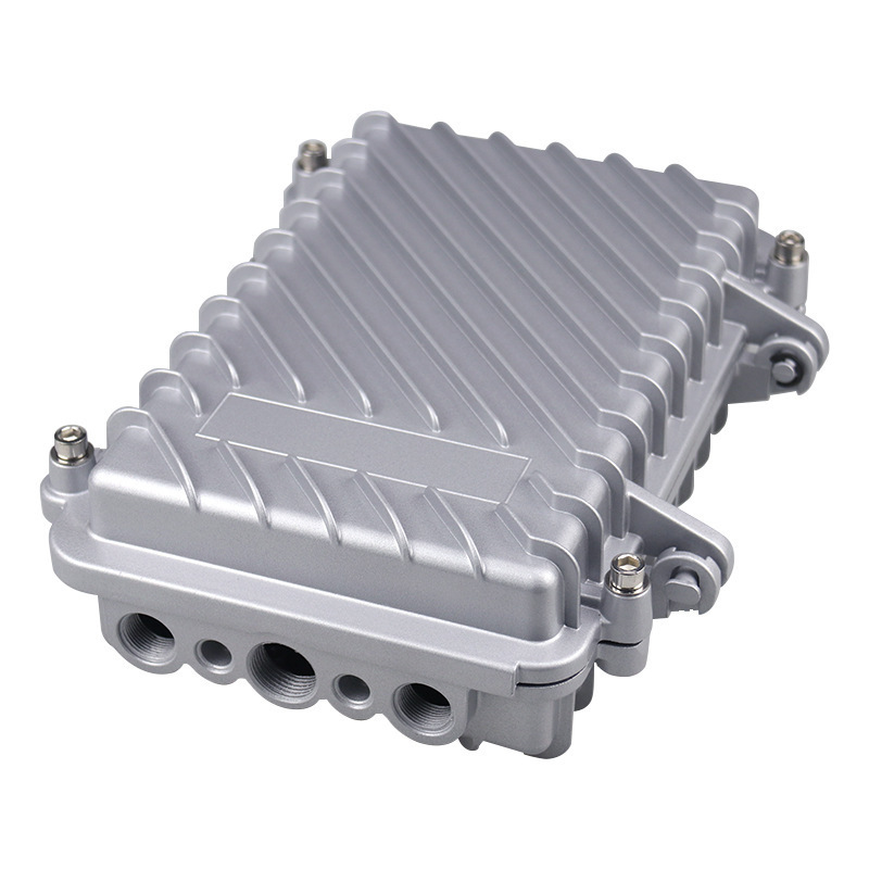 Telecom 4G 5G base ip67 outdoor heat dissipation extruded amplifier aluminium waterproof enclosure