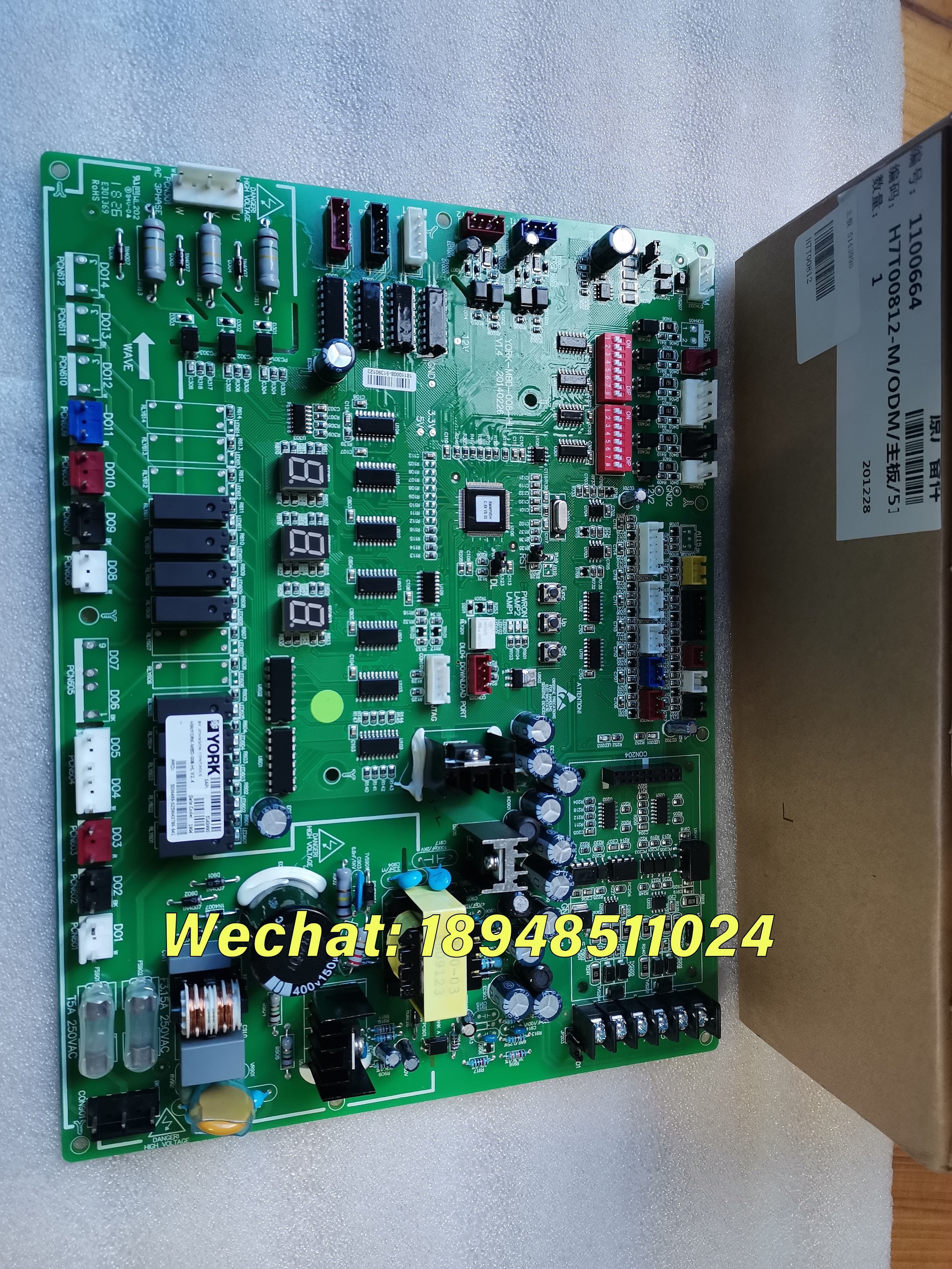 brand new Applicable to YORK inverter air conditioner main control board YVOH 5143990 circuit board  025W43786-641