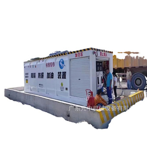 Mobile Fueling Station: Diesel Tank Trailer, 50m3 Explosion-Proof Skid-Mounted Fueling Station for Mining Site excellent Quality