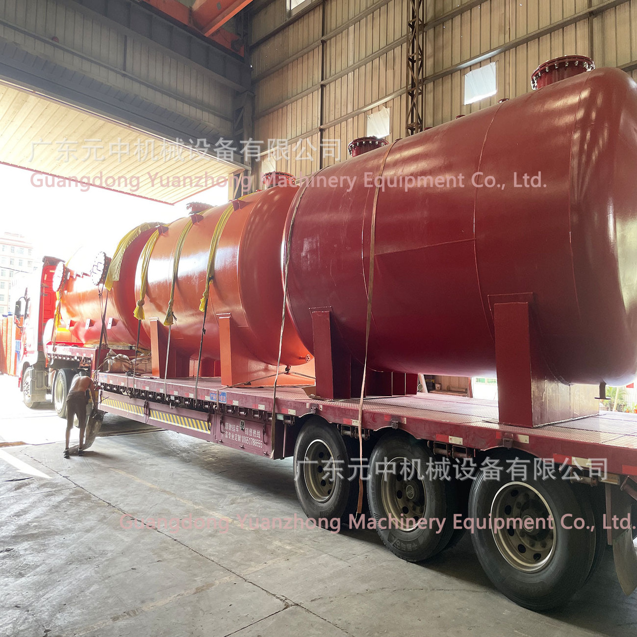 50m3 concentrated sulfuric acid tank , horizontal single-layer acid and alkali storage tank, hydrochloric acid tank