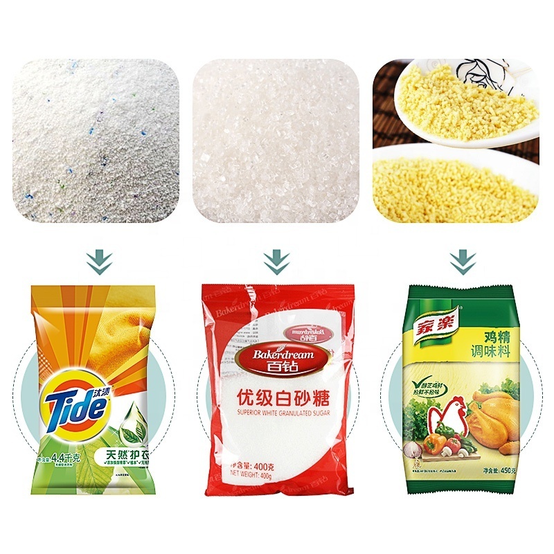 4 Head Weigher Detergent Powder Vertical Packing Filling Machine