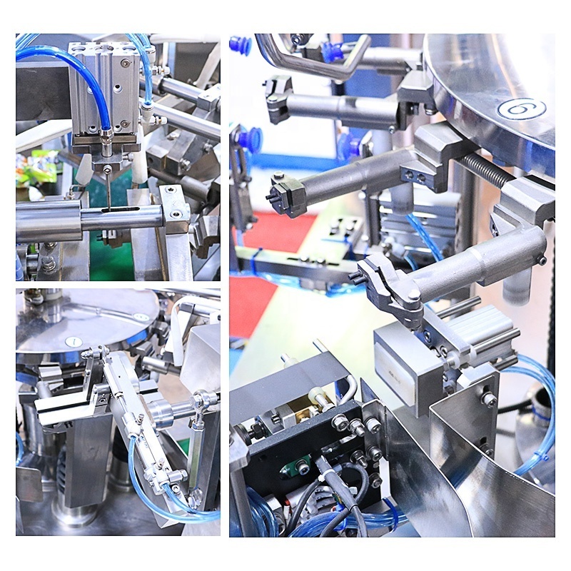 Automatic Pouch Food Doypack Multihead Weighing Flower Seed Premade Bag Packing Fertilizer Packaging Machine