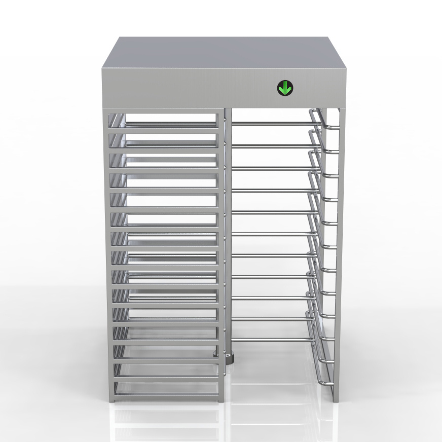 90 Degree Security access control full height turnstile semiautomatic mechanism