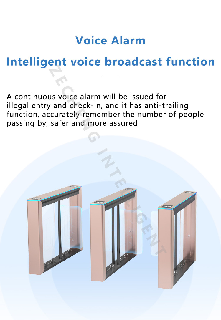 biometrics access control automatic gym swing speed gate barrier automatic access control immigration gate access control gate