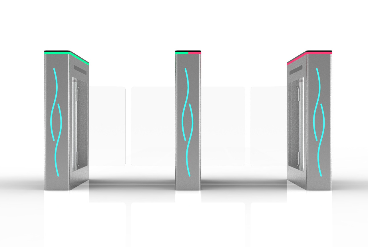 Swing Turnstile Gate for Supermarket Turnstile Retail Store Automatic rfid access control Swing Gate Barrier