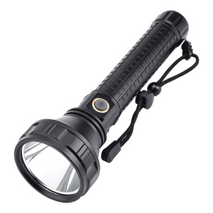 2022 new strong light flashlight SST40-20W lamp beads USB rechargeable long-range patrol searchlight long large flashlight