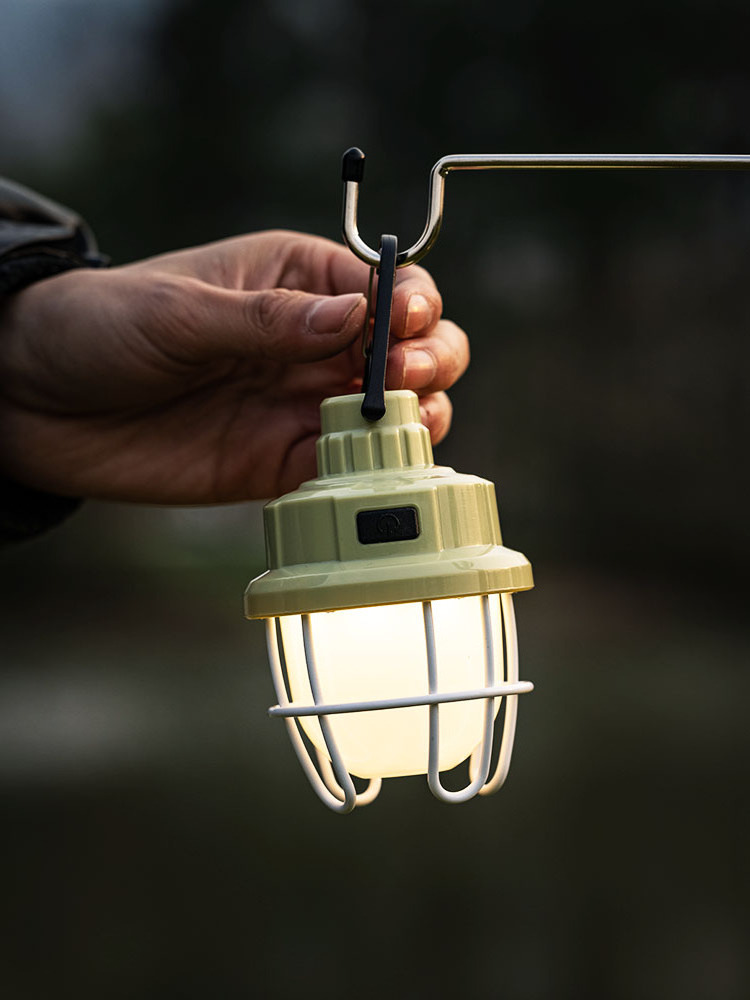 Outdoor tent hanging night camping lantern rechargeable emergency lighting lamp portable led waterproof electric camp lamp