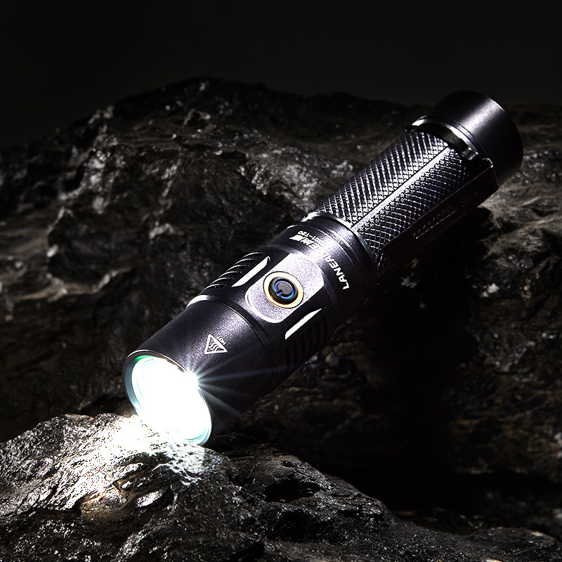 USB charging treasure flashlight outdoor camping riding emergency multi-function 21700 strong light spotlight flashlight