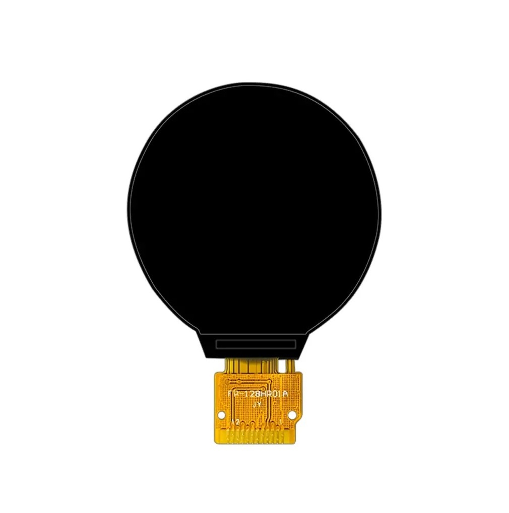 Full IPS Round Circle TFT Lcd Screen 1.3inch 240*240 Circular Display Gc9a01 Driver With Capacitive Touch Panel for Smart Watch