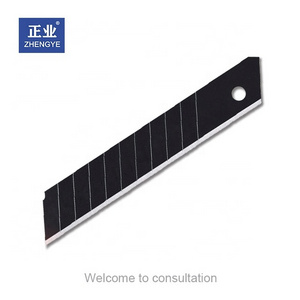 Hot sale durable 18mm Serrated Snap Off Cutter Blade for Utility Knife 7 segment utility knife blade