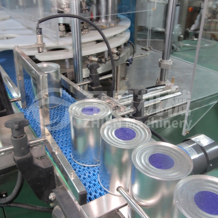 Collagen Peptides Protein Milk Powder Filling Machine for Cans Seamer Capping Machine