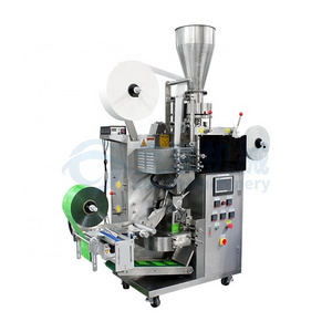 Automatic Filter Paper Small Tea Bag Packing Machine with String Tag Triangle Pyramid Tea Packaging Machine for Small Business