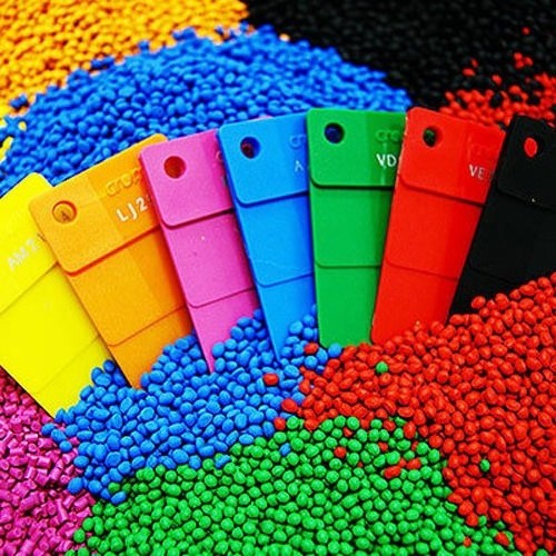 Color PP/PE/ABS/PET pellets plastic green masterbatch for virgin nylon rubber