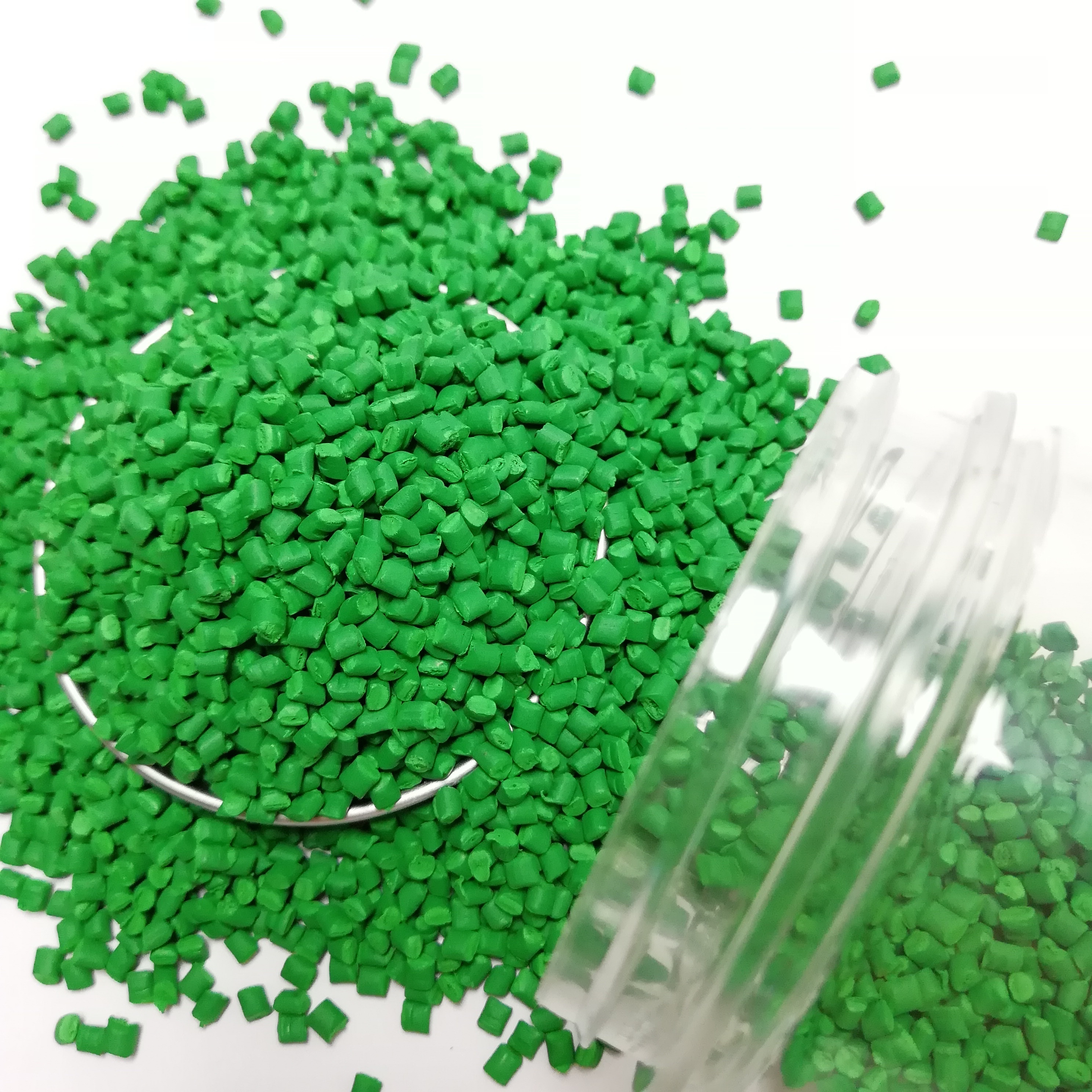 Virgin HDPE/PP ABS PET Color Plastic Green Masterbatch granules