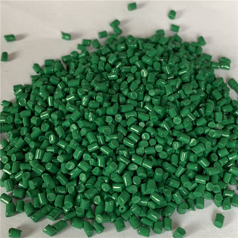 Virgin HDPE/PP ABS PET Color Plastic Green Masterbatch granules