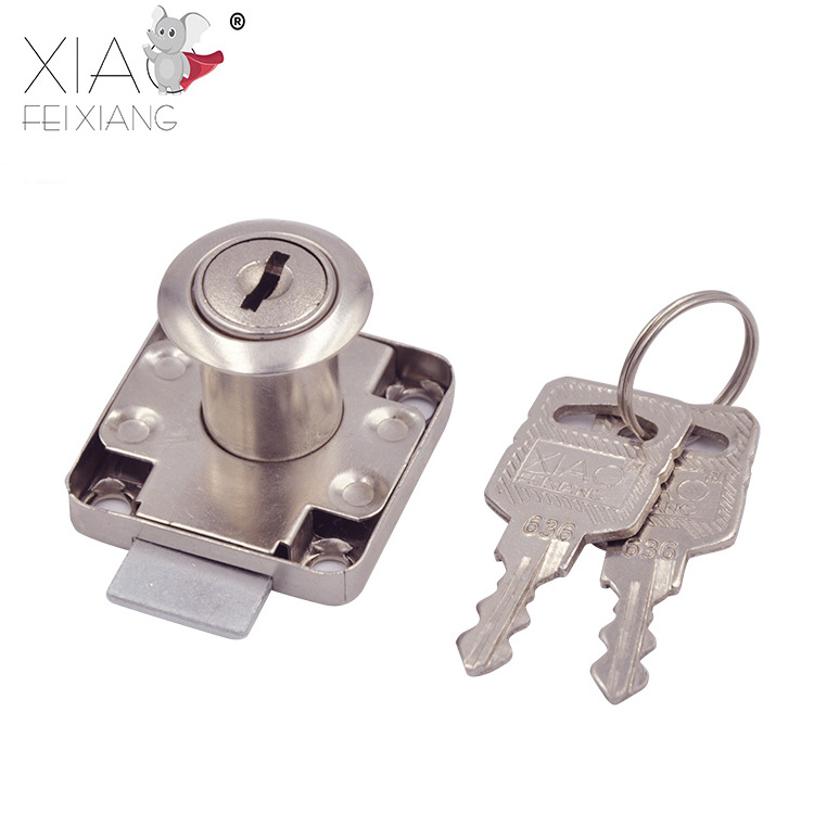 Made of china   136  iron material zinc plated nickel plating kitchen cabinet showcase drawer  lock for furniture