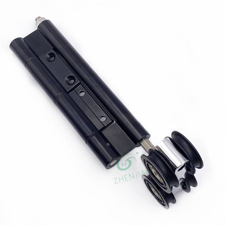 Zhenjian Folding Hinges Heavy Duty System Aluminum Door Hinge Interior Door Roller Folding Door Lock