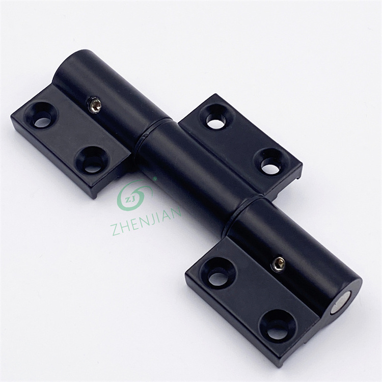 Furniture Accessories Black Door Hinge Aluminum Folding Door Lock Series Door and Window Hinges