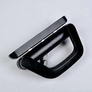 Zhenjian Interior Sliding Glass Patio Door Lock Handle Black Color Aluminum Alloy Security Entrance Locks