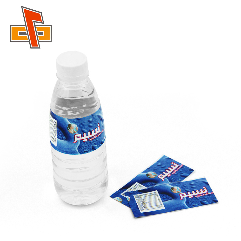 Cheap Price Customized Printing Eco-Friendly Plastic Personalized Water Bottle Shrink Label