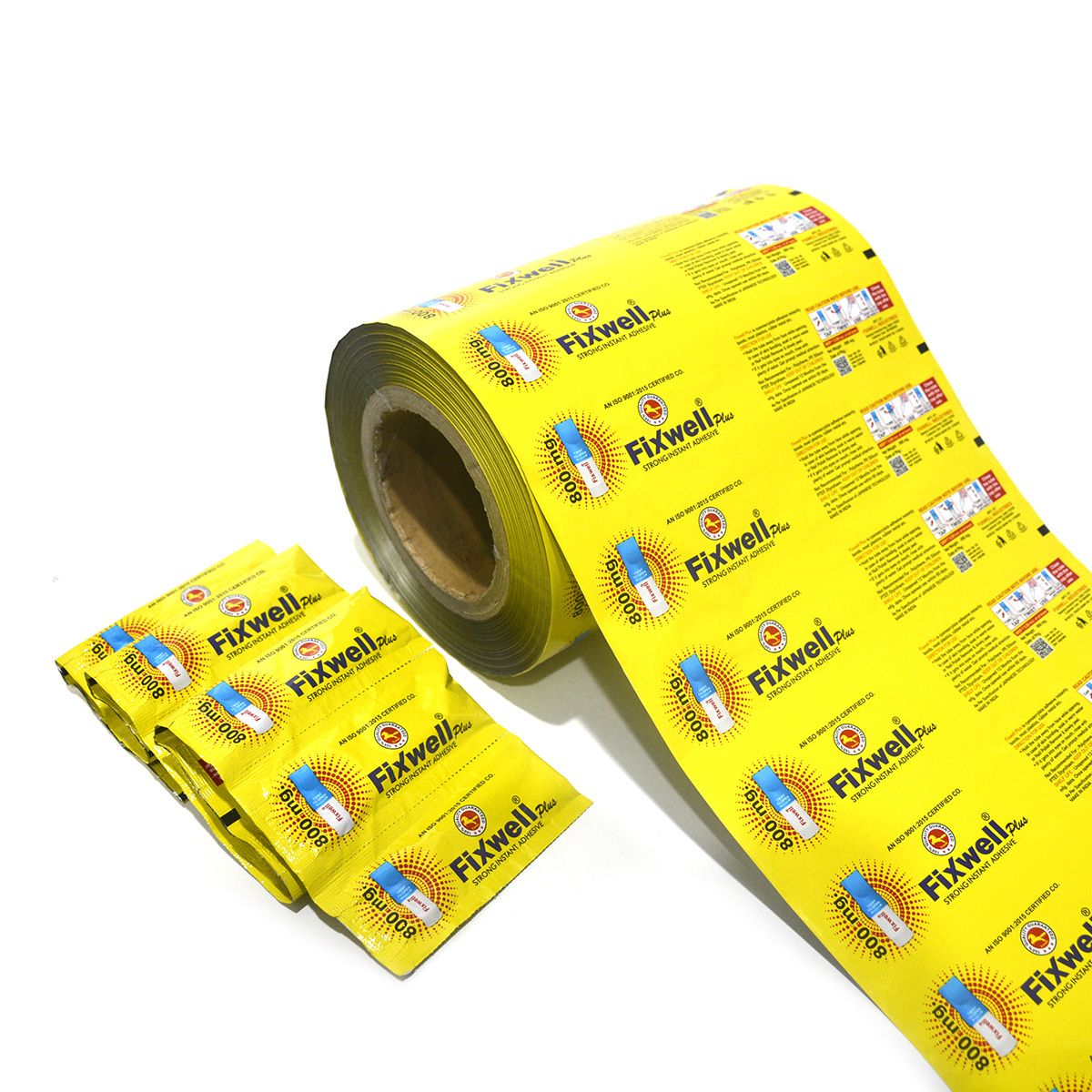 Factory Custom Printed Powder Stick Sachet Packaging Roll Film Aluminum Laminated Plastic Flim Roll Packaging