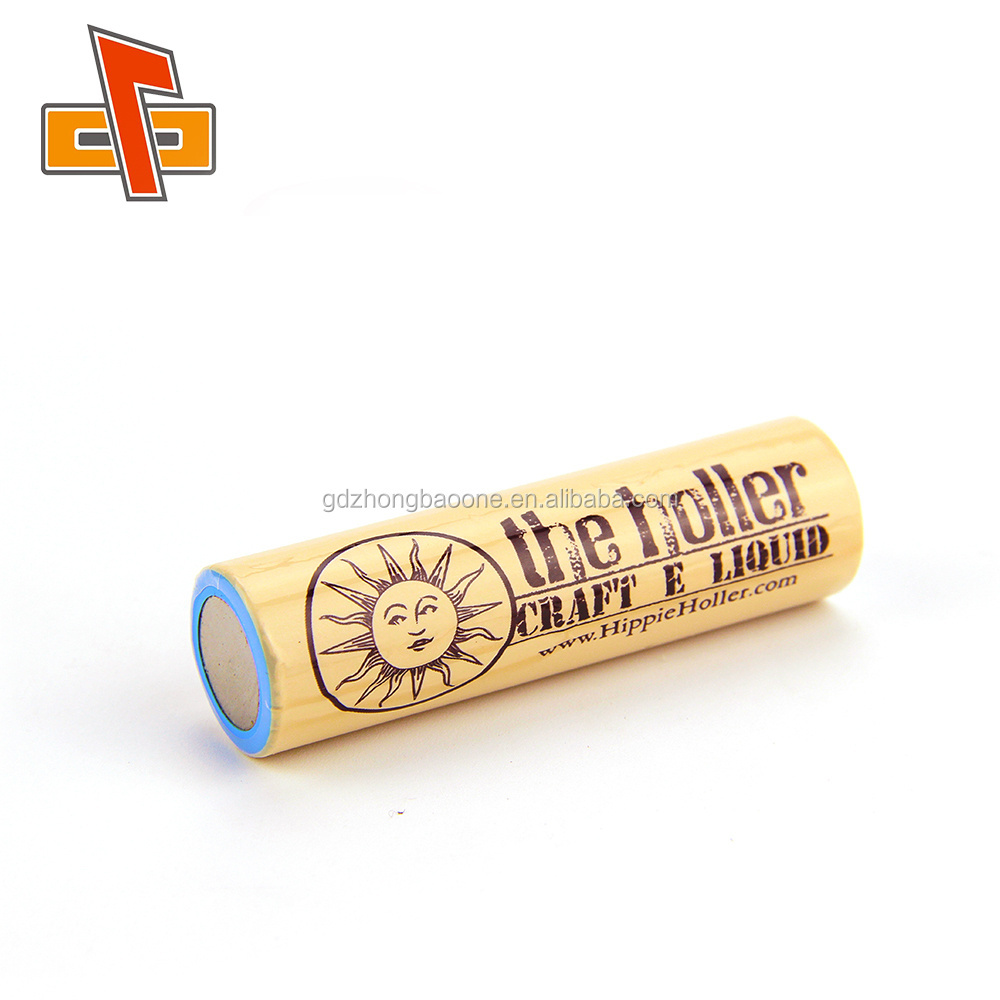 custom printed private shrink sleeve printable oem 18650 battery wrap pvc heat shrink label