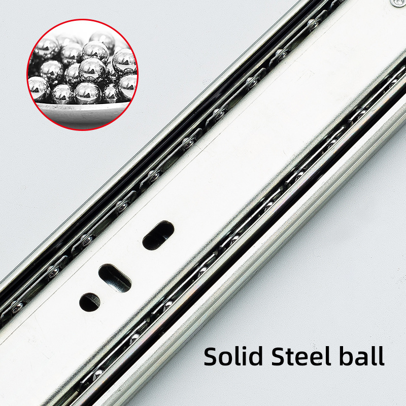 full extension rail ball bearing heavy duty sliding rails for drawers drawer trays telescopic drawer channel