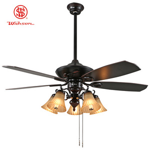 Superior quality 52 inch pak ceiling fan with lights Pull Chain air cooling fan air purifier ceiling fan supplier