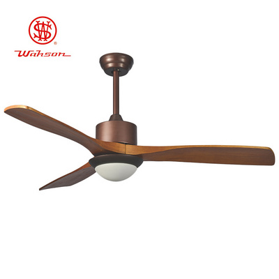 52 inch soild wood ceiling fan with ceiling fan lamp  remote control  with Light kit