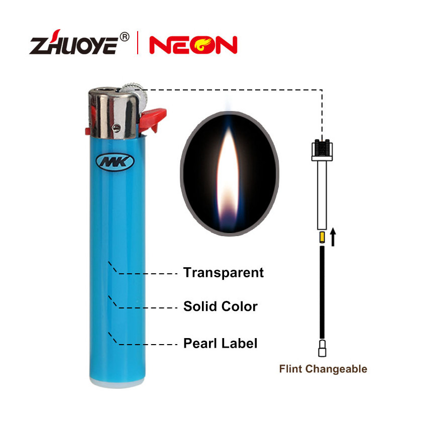 Cheap Refillable Flint Steel Wheel Lighter Cigar flint stones Torch Butane Lighter