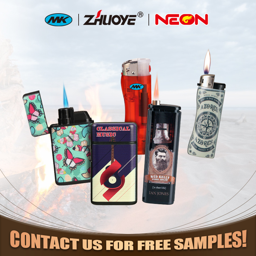 Windproof Jet Flame Smoking Lighters feuerzeug cigar torch Piezoelectric Ignition lighter GAS encendedor Electronic Cute Lighter